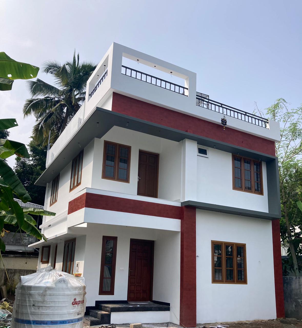 3cent plot with 1200sqft 3BHk house for sale at Eroor labour Jn.700 m from Labour Jn Eroor,