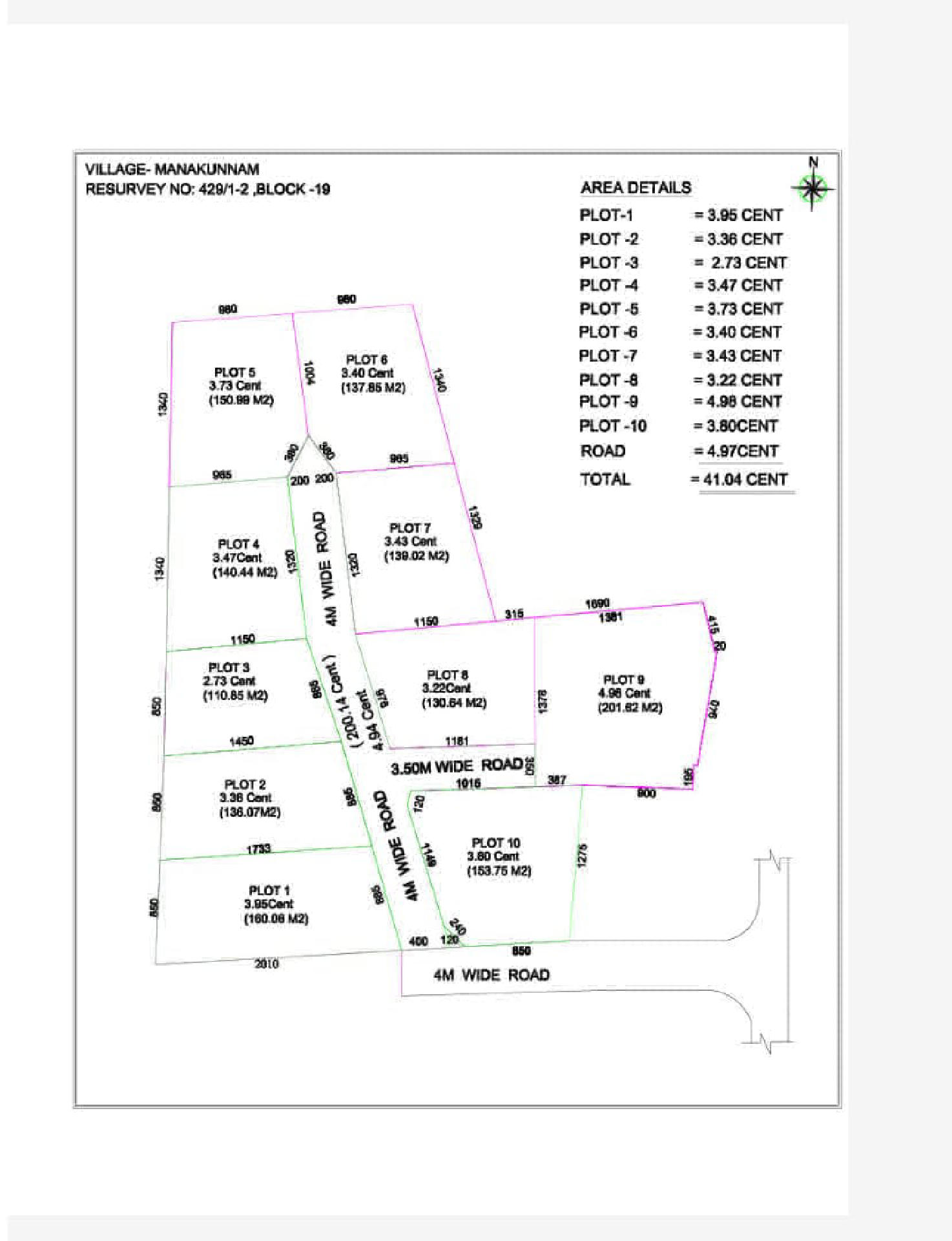 Land / House Plot for sale at Nadakavu, Kerala, 683565, India